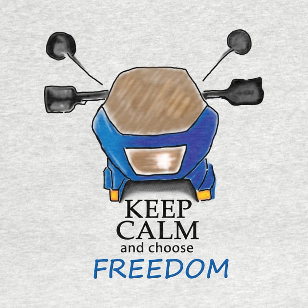 Keep Calm and choose Freedom-Digital Painting by GalfiZsolt